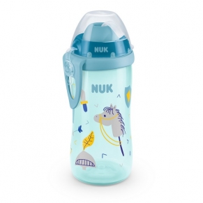 NUK Flexy Cup 300мл, със сламка, 12+ мес.